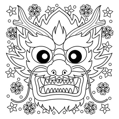 Asian coloring page cliparts stock vector and royalty free asian coloring page illustrations