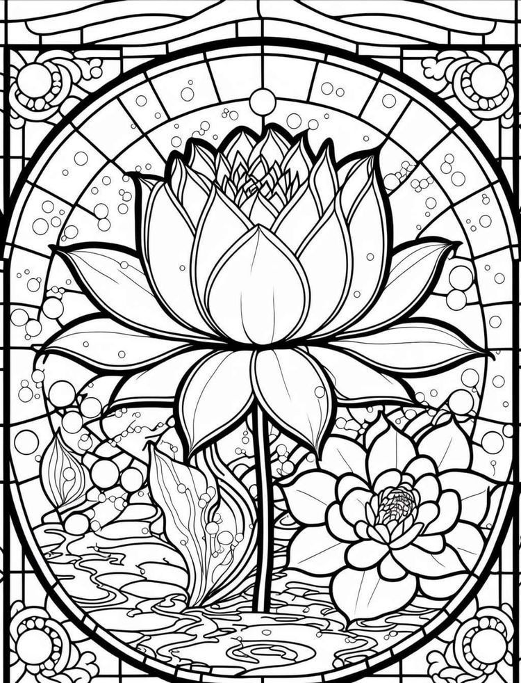 Lotus zentangle geometric coloring pages mandala coloring pages coloring pages