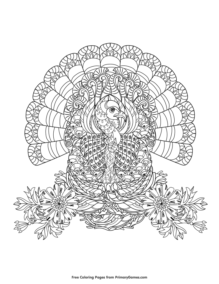 Thanksgiving coloring pages free printables for your classroom and home