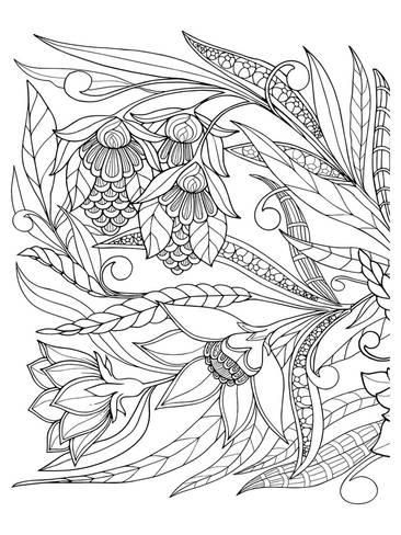 Coloring poster flowers leafs design coloring art by anonymous xin ð ðñðºñðñðºð ñ ñððµñððð ðñðñðñðððµ ðñðºññññðð ððµñðððñðñðµ ñðñðºñðñðºð