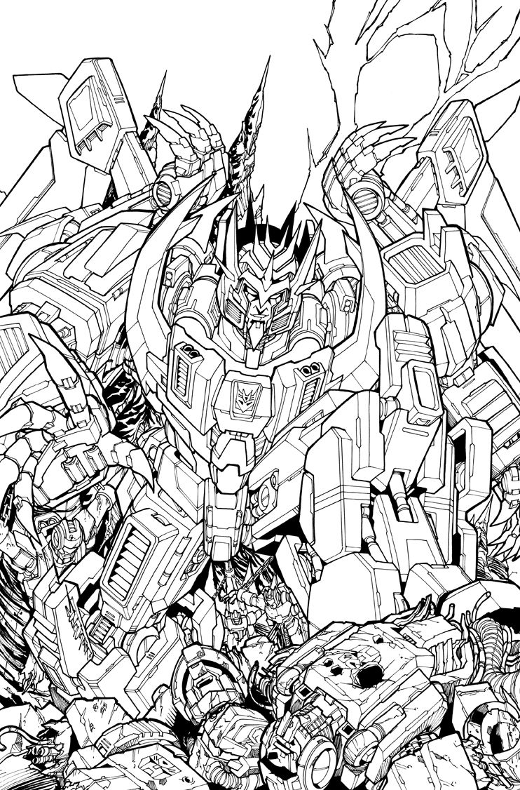 Tf mtmte cover lineart transformers artwork transformers drawing marvel coloring