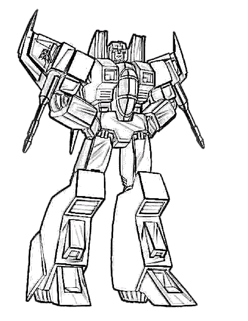 Free printable transformers coloring pages for kids