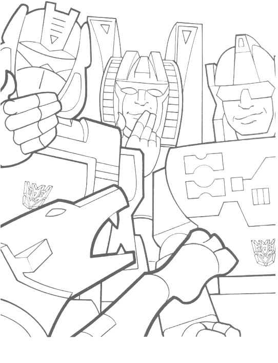 Best transformers coloring pages for kids