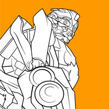 Transformers bumblebee coloring pages