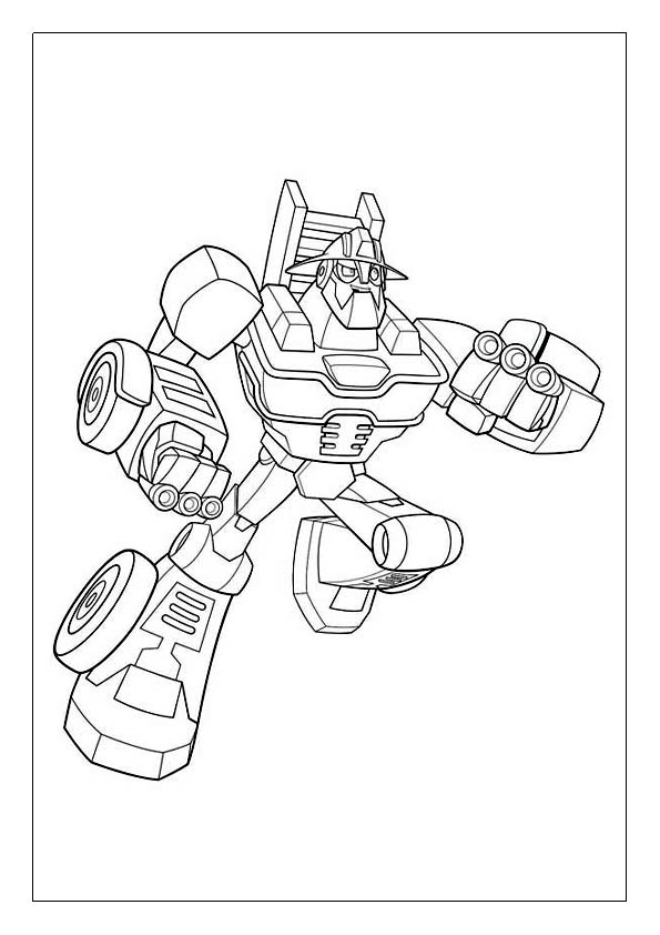 Transformers rescue bots coloring pages printable coloring sheets