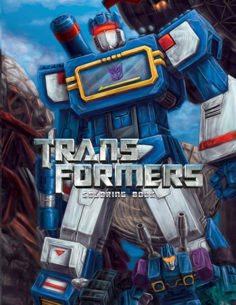 Transformers coloring book great books for any fans of transformers with coloring pages by