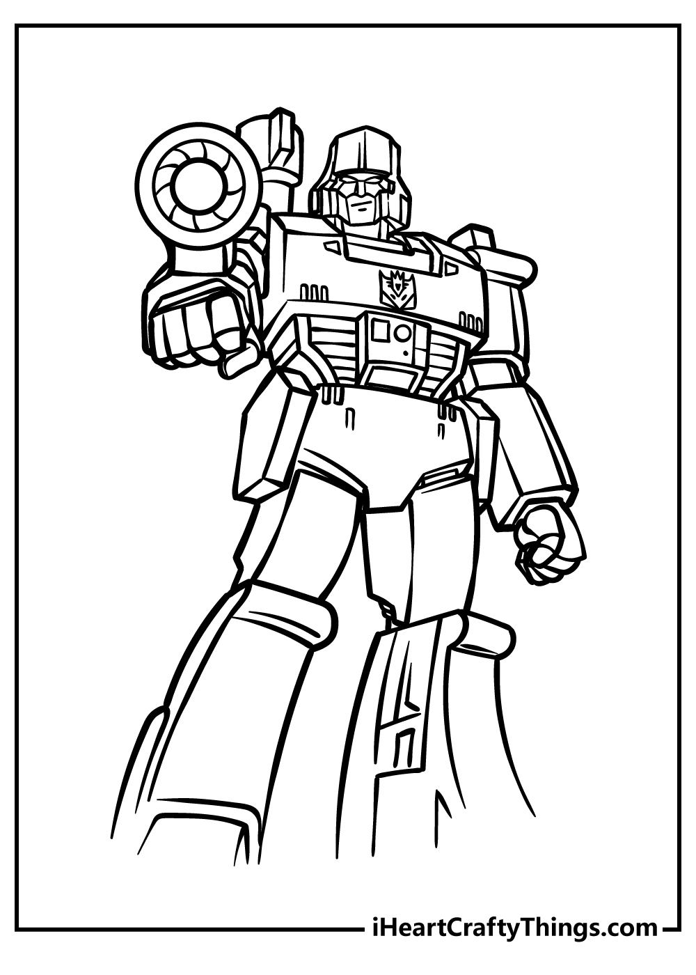 Transformers coloring pages free printables