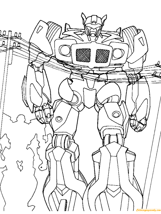 Transformers coloring pages for kids and adults