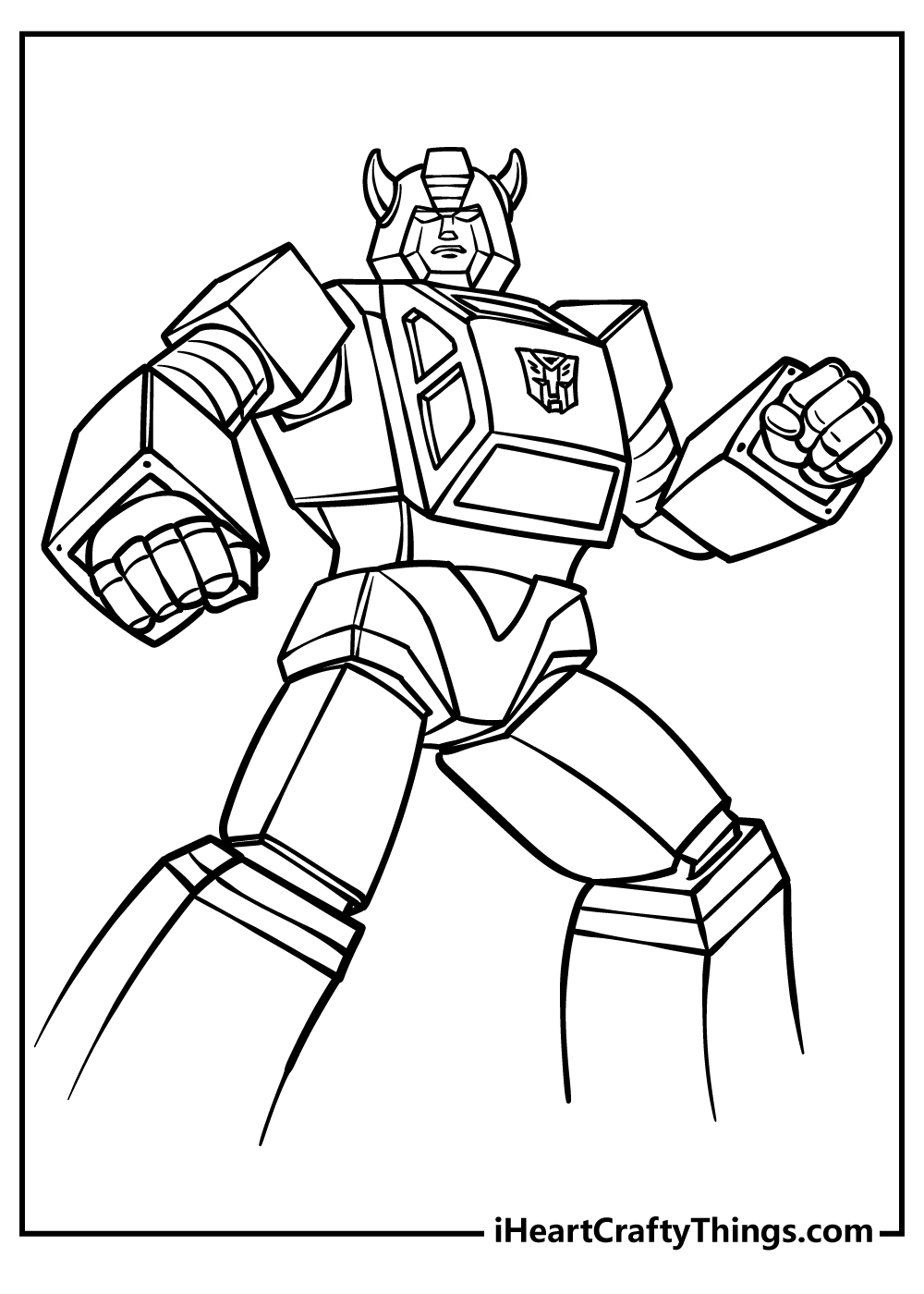 Transformers coloring pages free printables