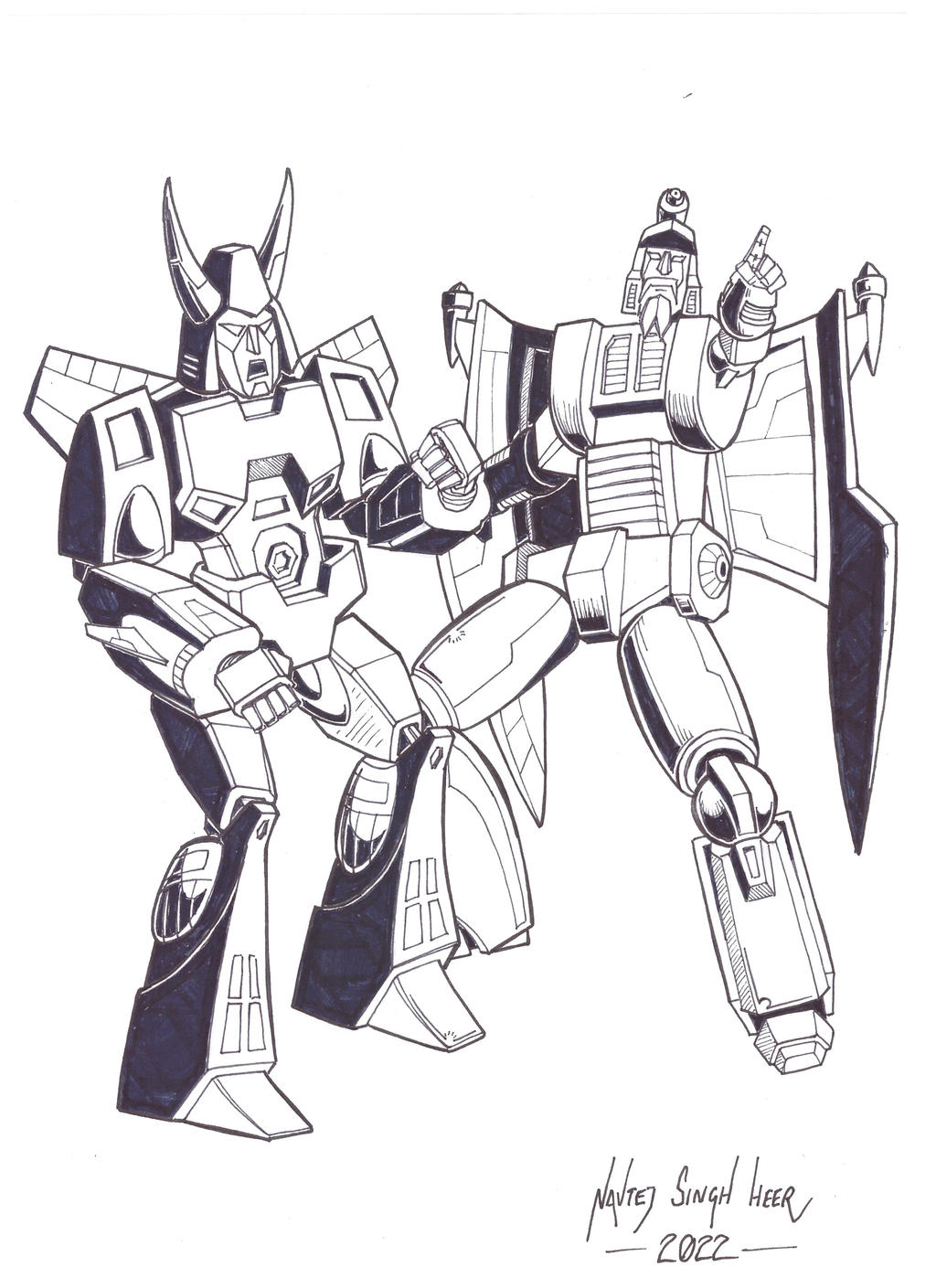 Cyclonus and scourge by hellbat on