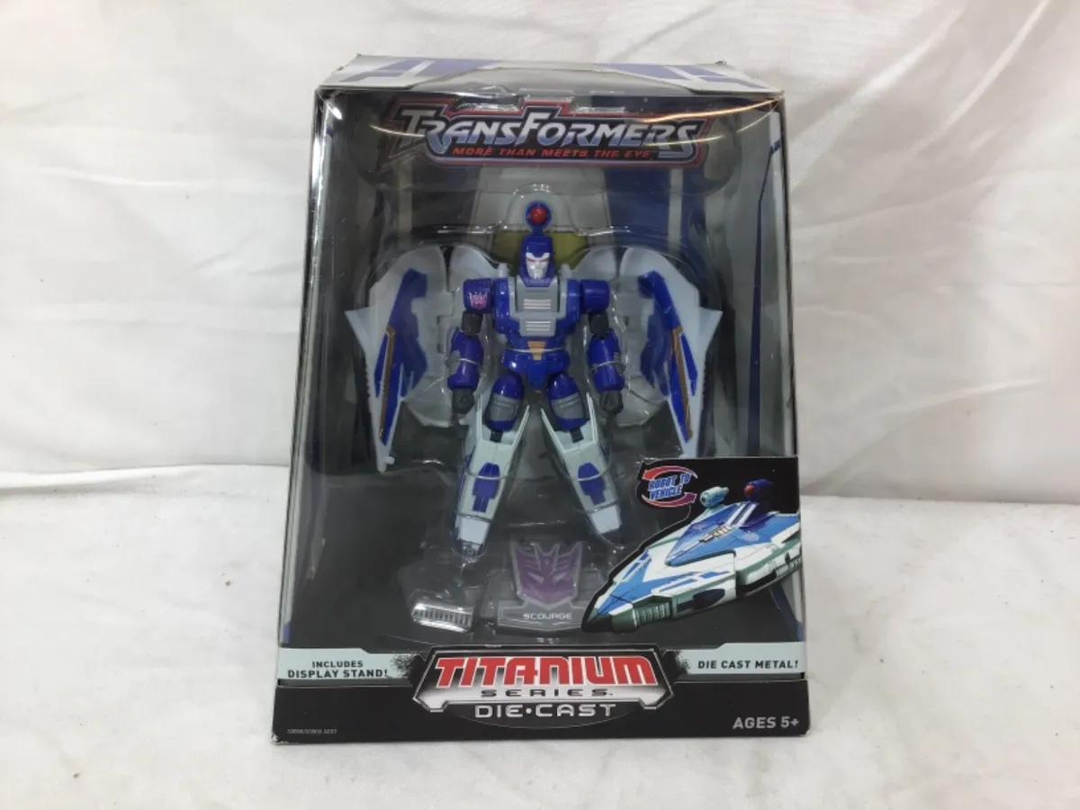 New transformers titanium series g style diecast scourge figure sealed