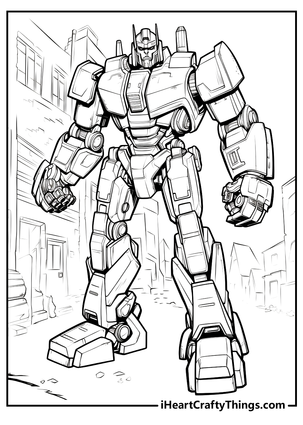 Transformers coloring pages free printables