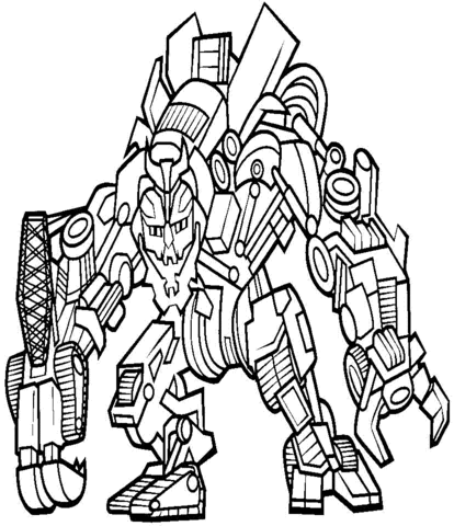 Megatron coloring page free printable coloring pages