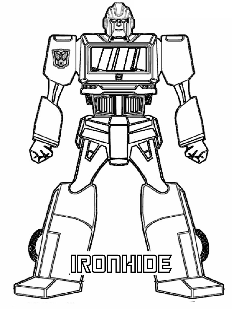 Free printable transformers coloring pages for kids