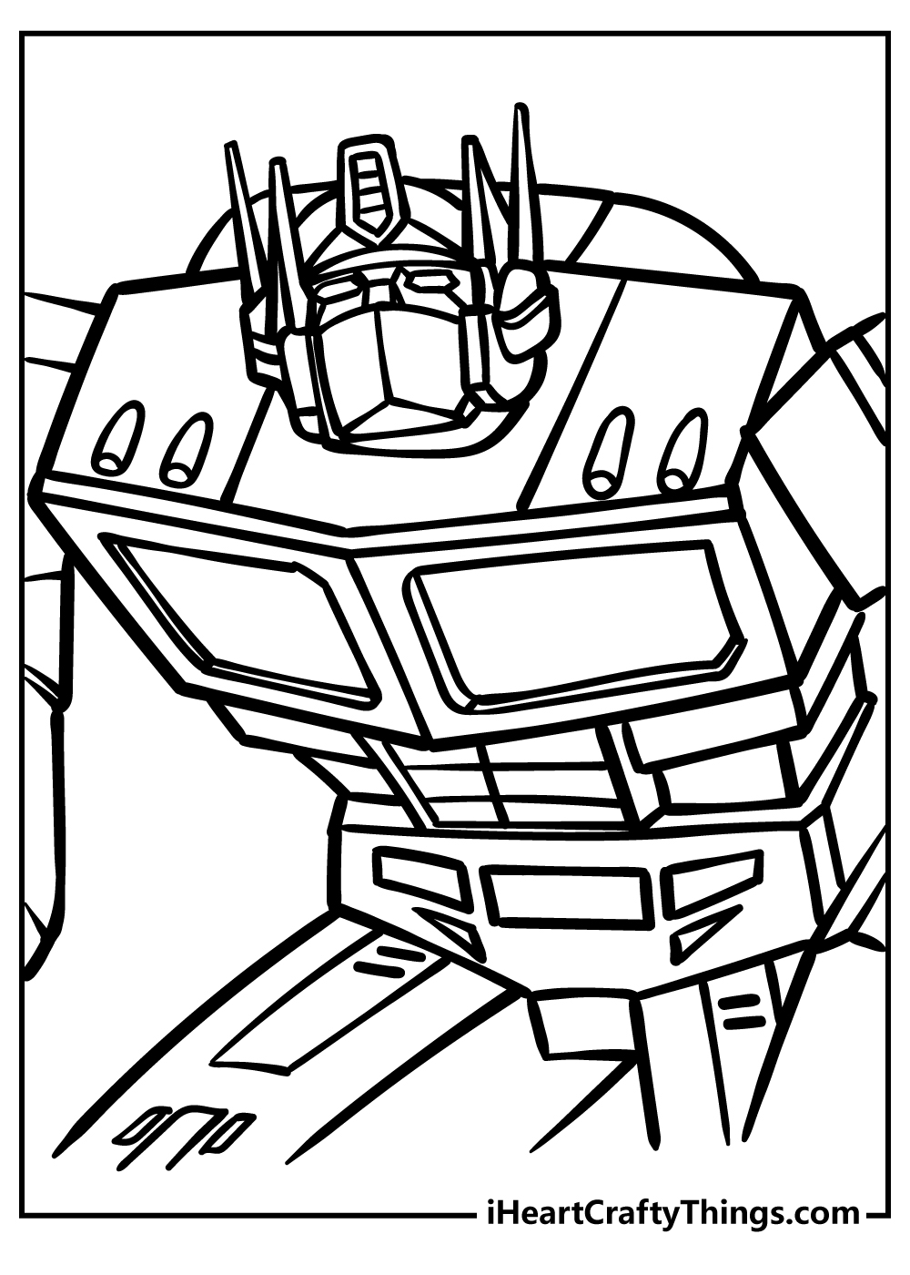 Transformers coloring pages free printables