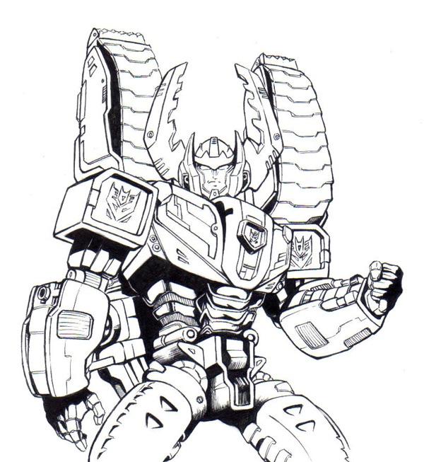 Anyone know which decepticon this is kids love coloring pages and didnt know what color to use rtransformers