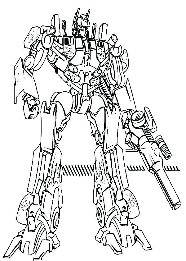 Optimus prime coloring pages pdf to print
