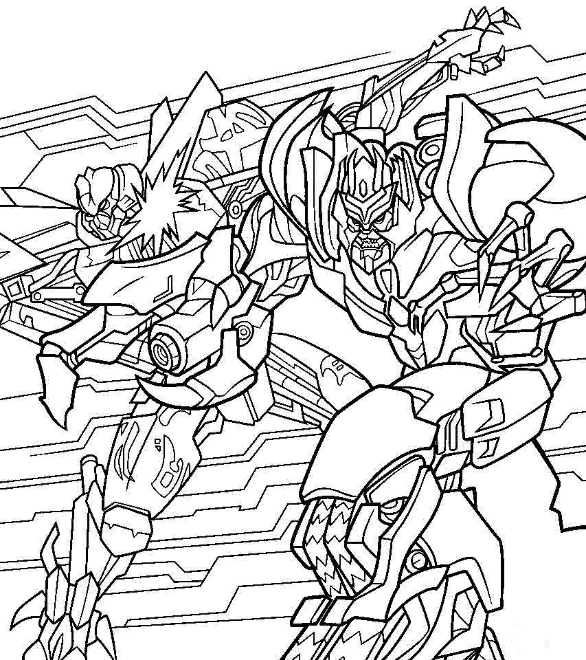 Transformers coloring pages printable for free download