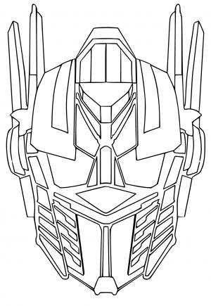 Free printable optimus prime coloring pages for adults and kids