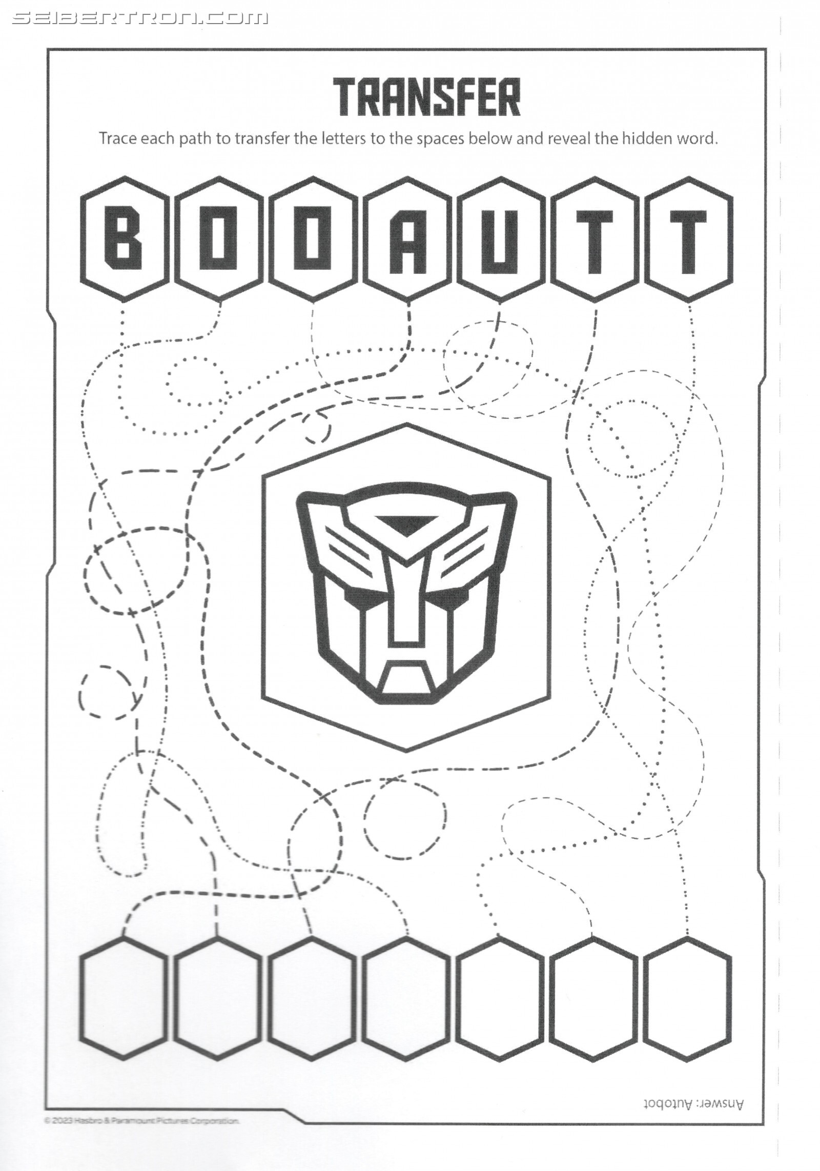 Official colouring and activity pages for transformers rise of the beasts free for you to print