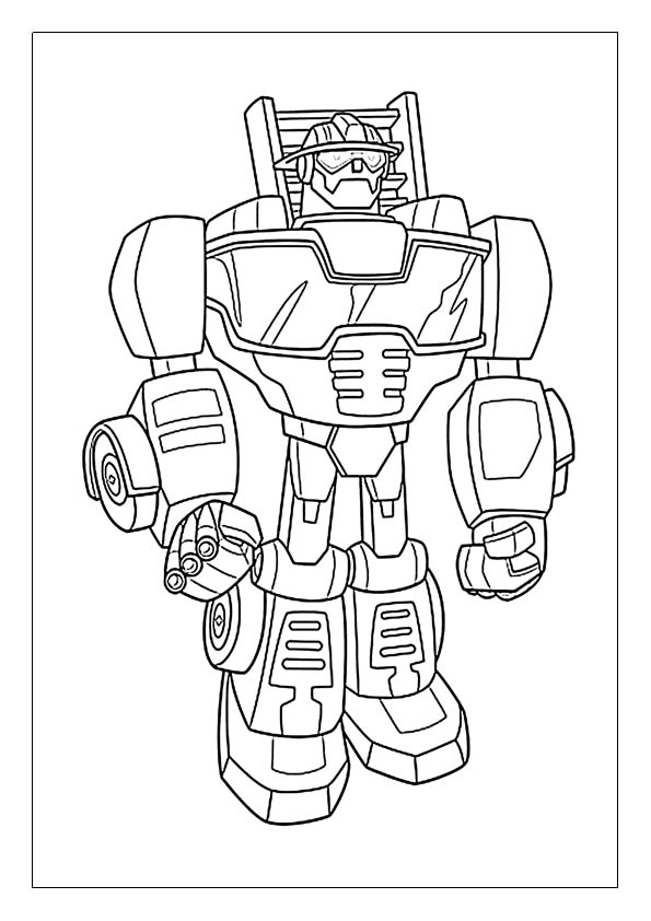 Transformers rescue bots coloring pages free printable coloring sheets for kids