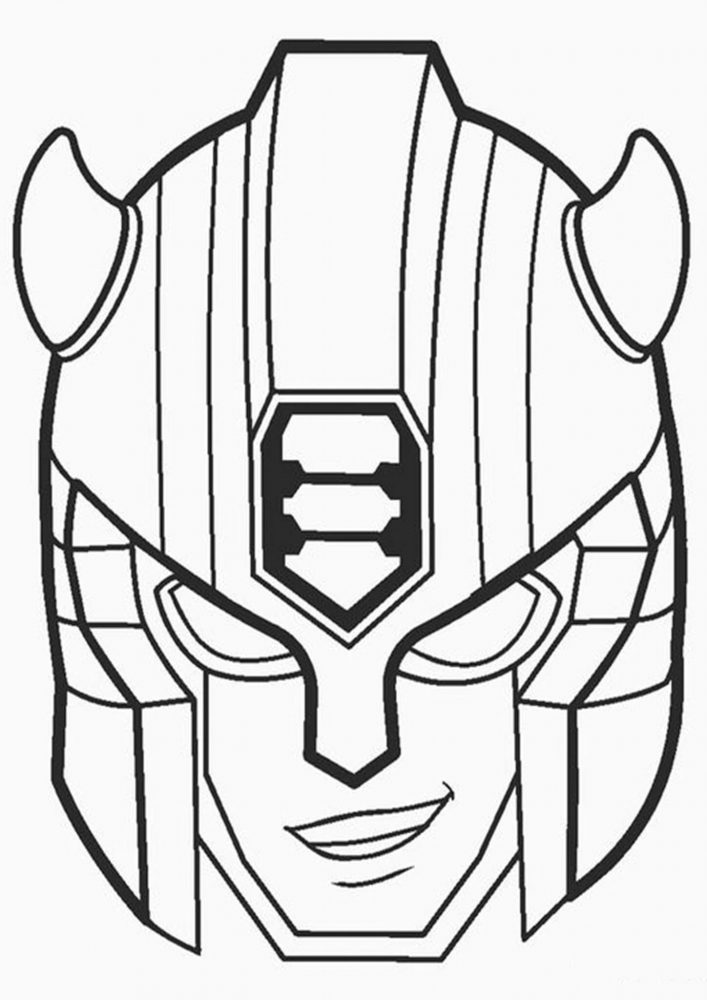 Free easy to print transformers coloring pages