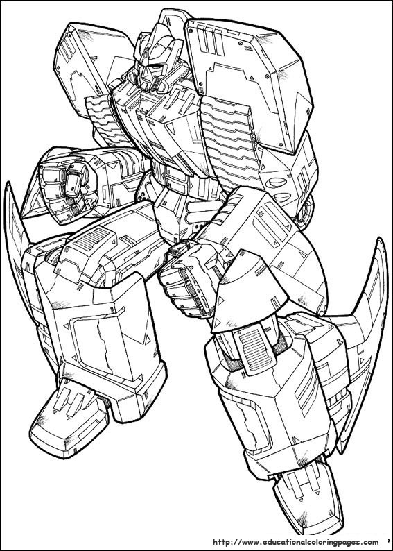 Educational fun kids transformers coloring pages and preschool skills worksheets