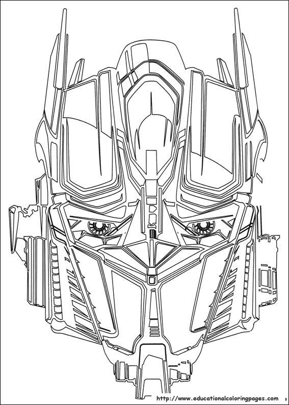 Educational fun kids transformers coloring pages and preschool skills worksheets