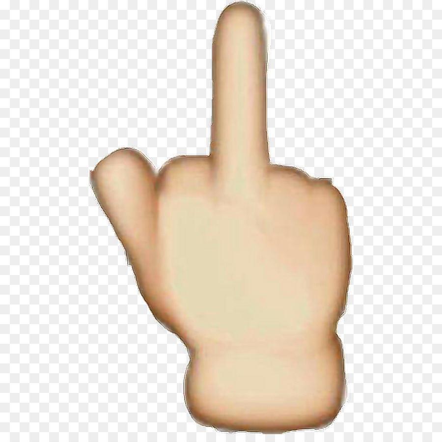 Middle finger emoji png download