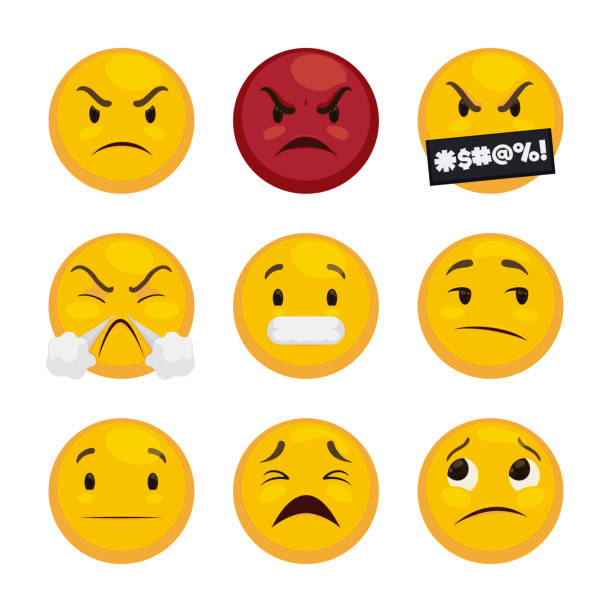 Middle finger emoji stock photos pictures royalty