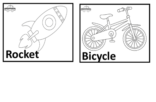 Transport coloring pages teaching resources