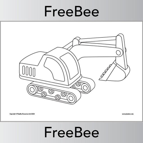 Free transport colouring pages by