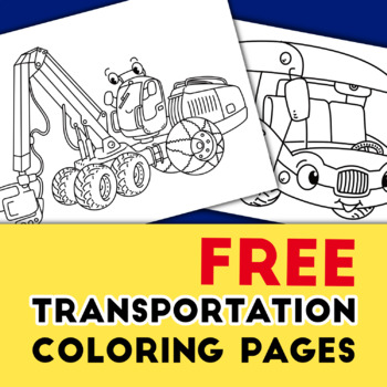 Cars and trucks and transportation preschool coloring pages printable free ver