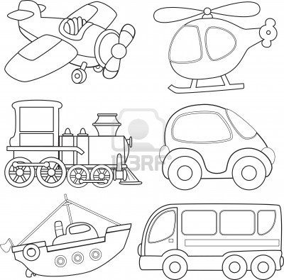 Cartoon transport colorg book colorg pages for kids colorg books colourg pages