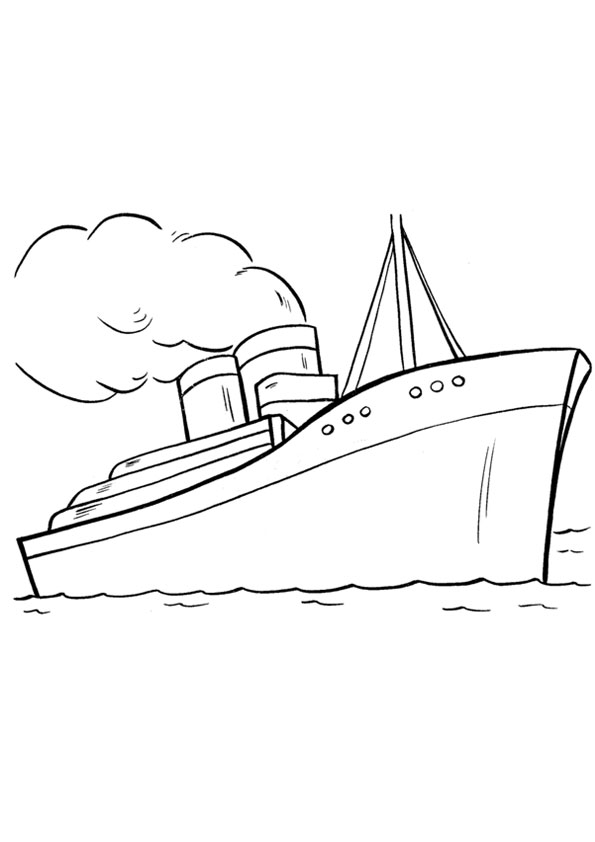 Coloring pages transportation ship coloring pages for kids