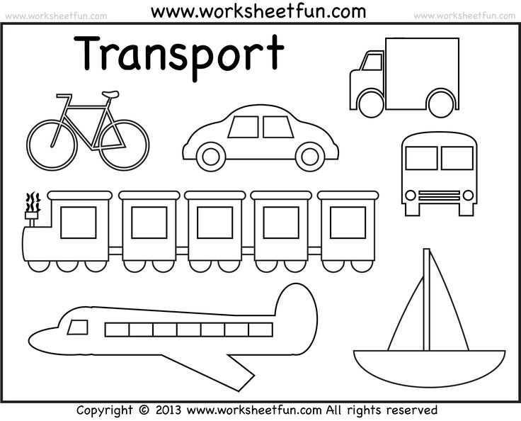 Means of transportation preschool coloring pages transportation worksheet transportation preschool