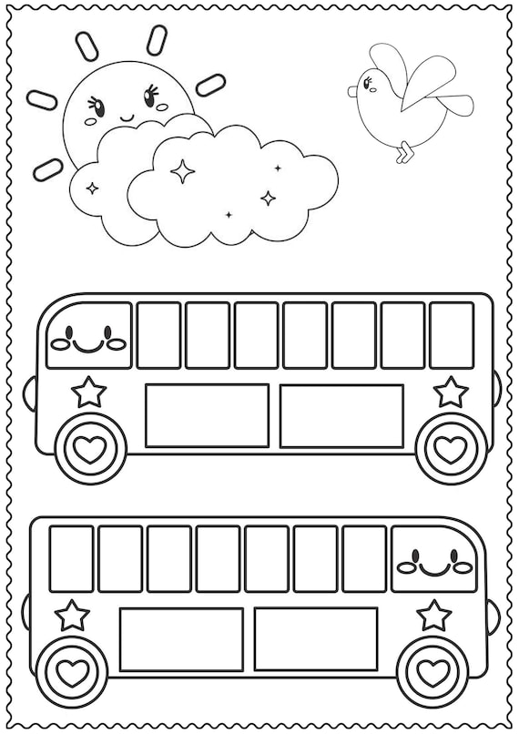 Vehicle coloring pages for kids transportation coloring book car coloring sheets digital download