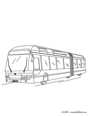 City bus coloring pages