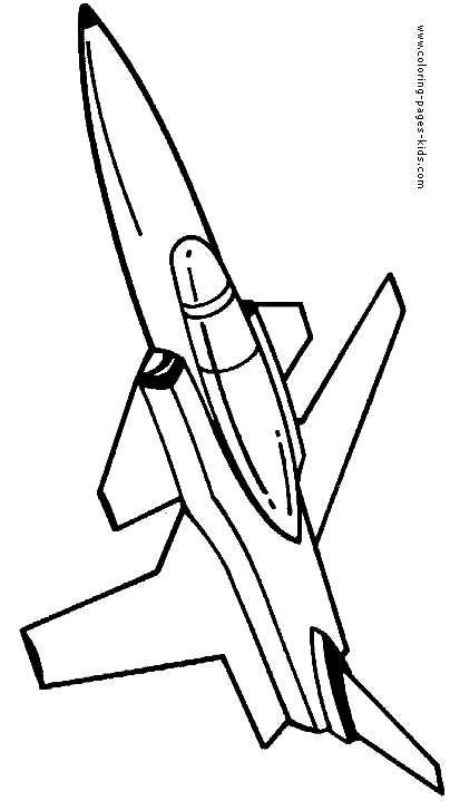 Airplane coloring page