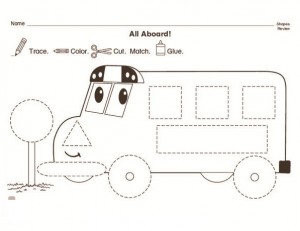 Transportation worksheet for kids crafts and worksheets for preschooltoddler and kindergarten