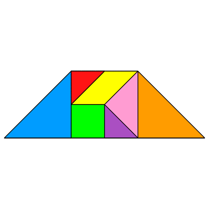 Tangram trapezoid