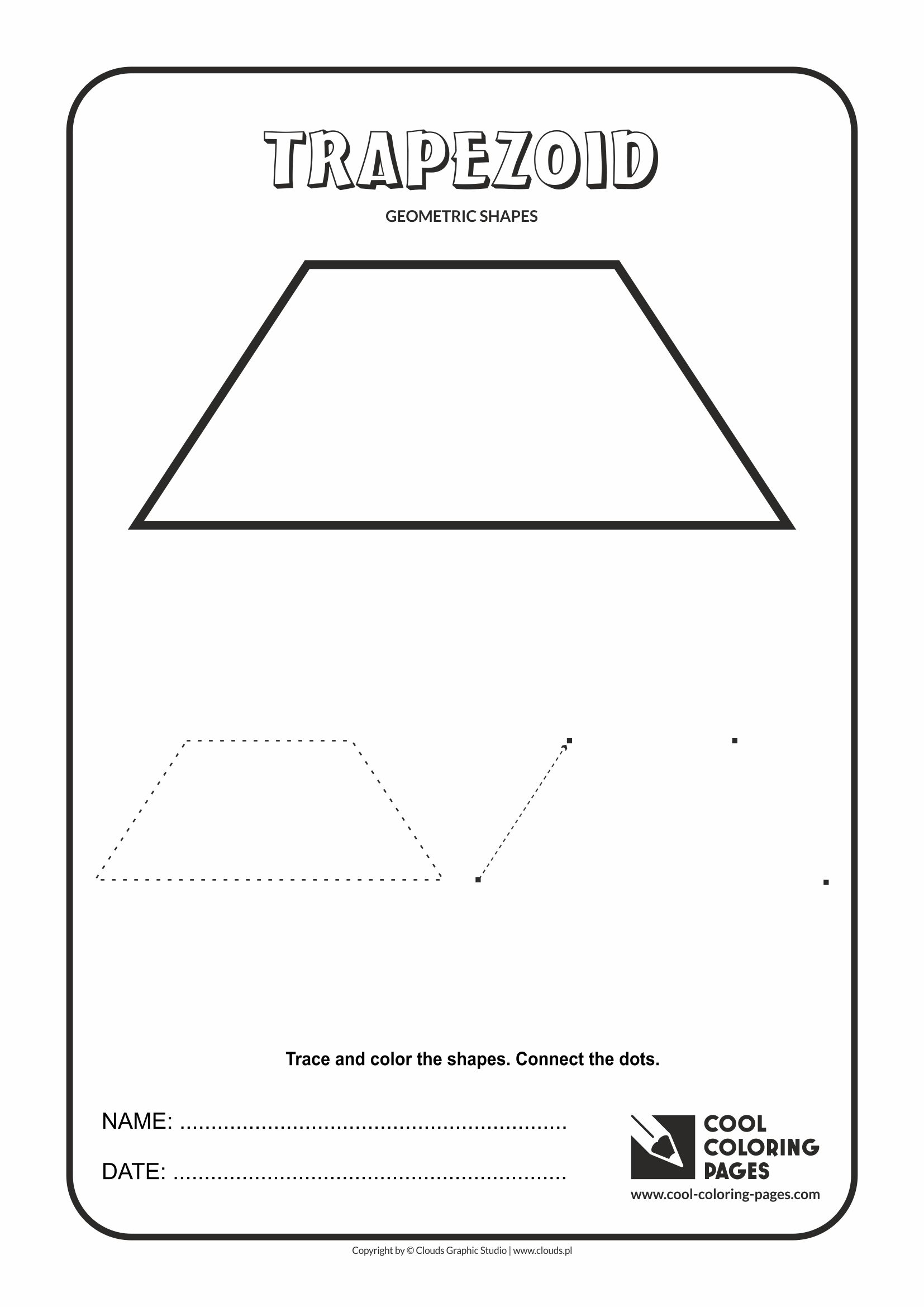 Cool coloring pages geometric shapes