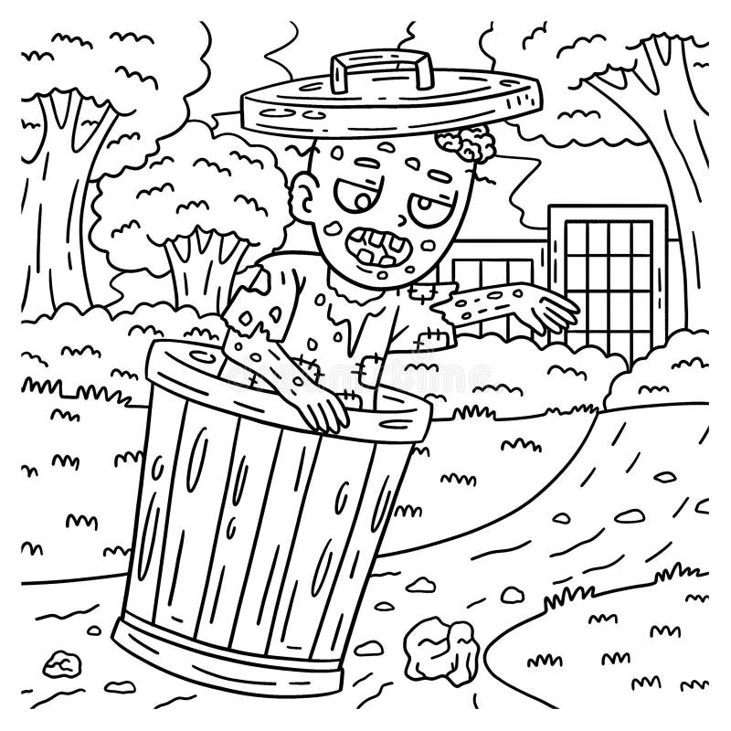 Trash coloring stock illustrations â trash coloring stock illustrations vectors clipart