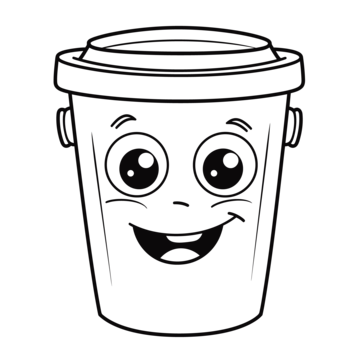 Cartoon dustbin drawing png transparent images free download vector files