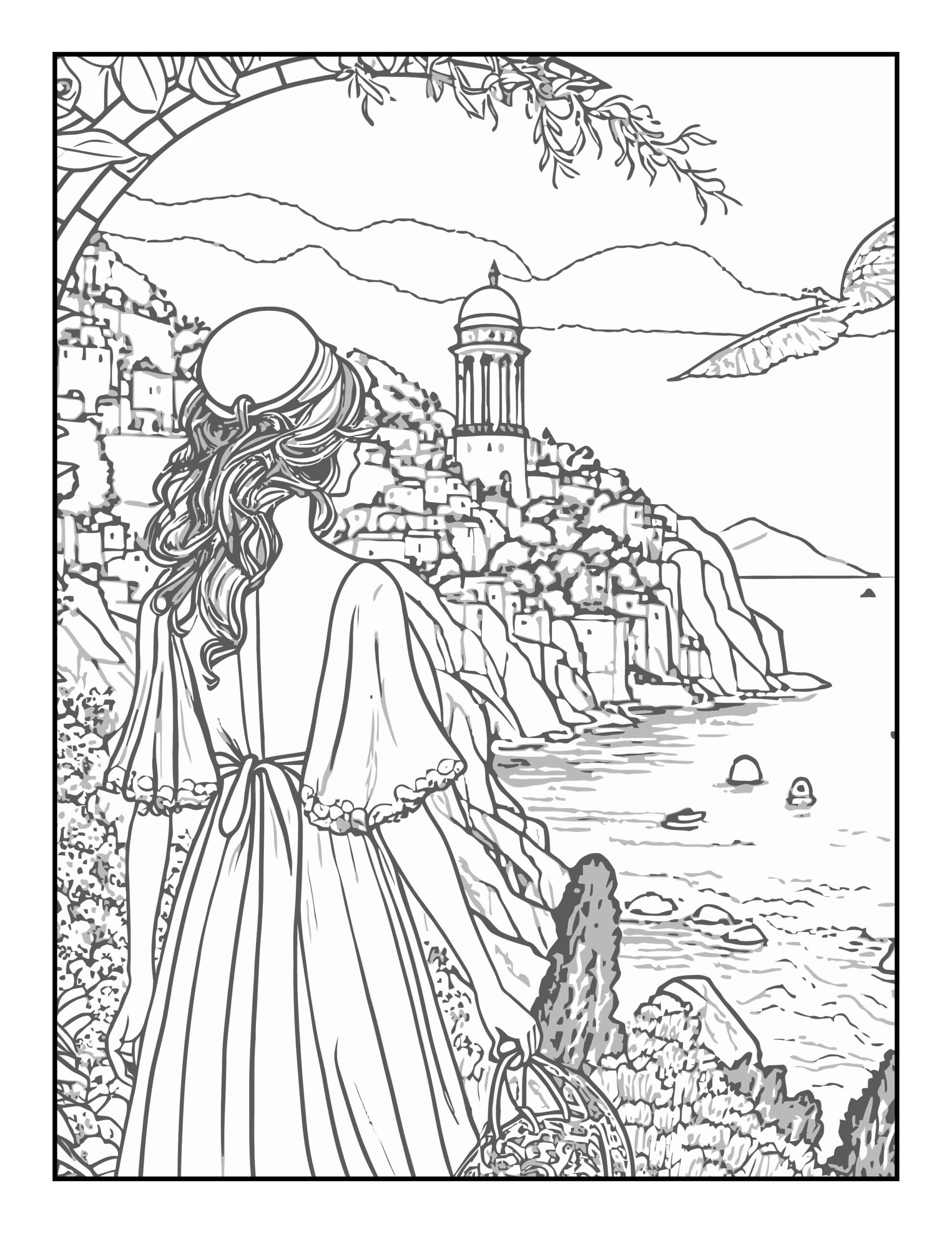 Color your way across the globe travel coloring pages for all ages made by teachers