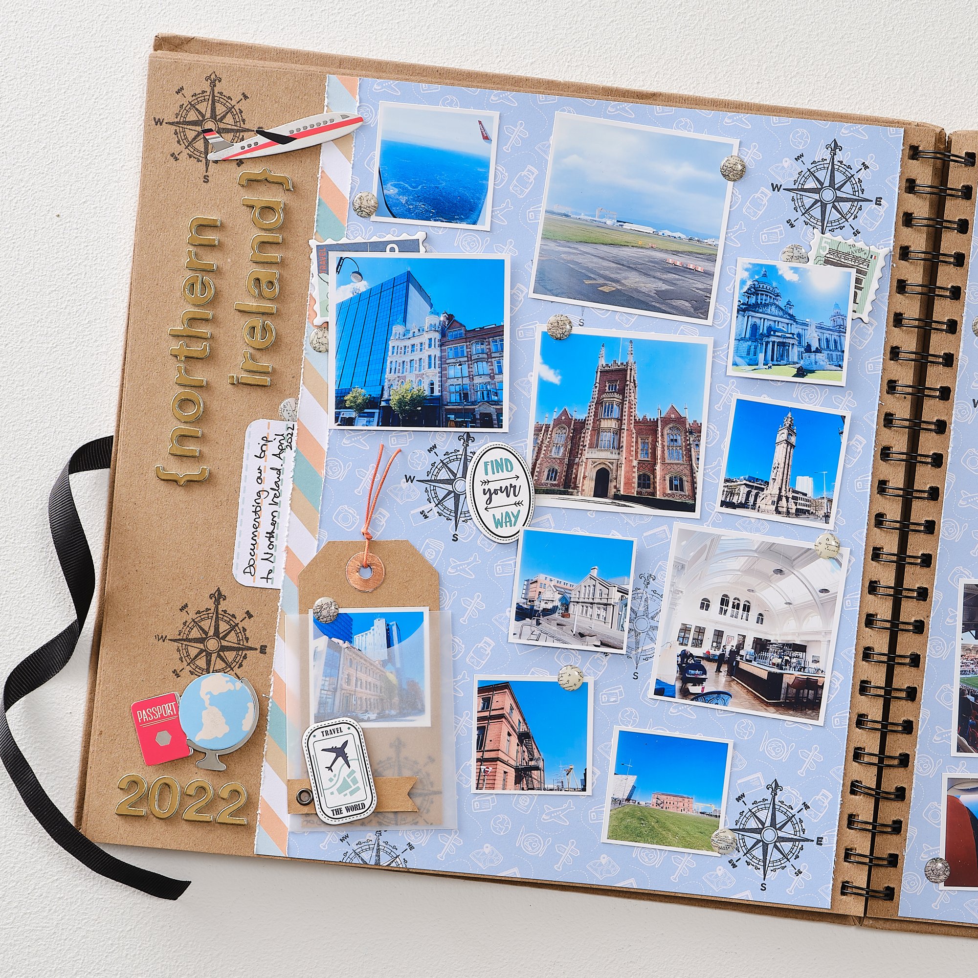 How to make a holiday scrapbook album