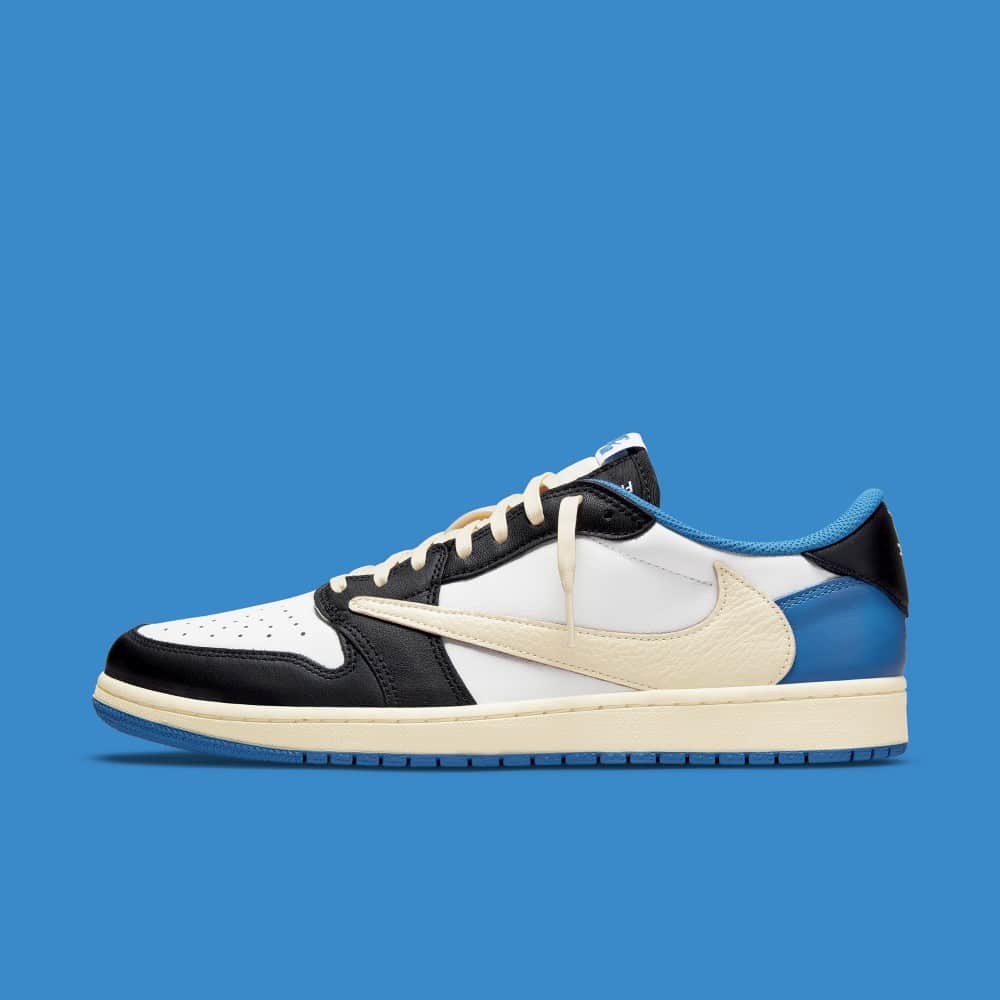 Official images from the travis scott x fragment x air jordan low