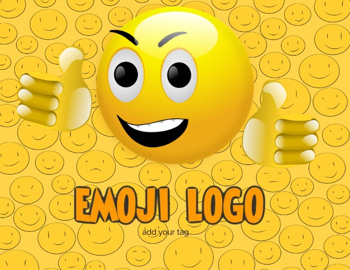 Emoji logo template