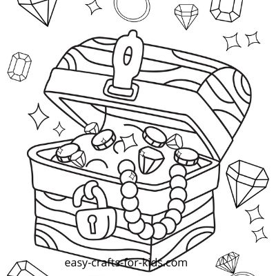 Pirate coloring pages for kids