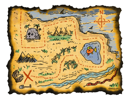 Printable treasure maps for kids â tims printables